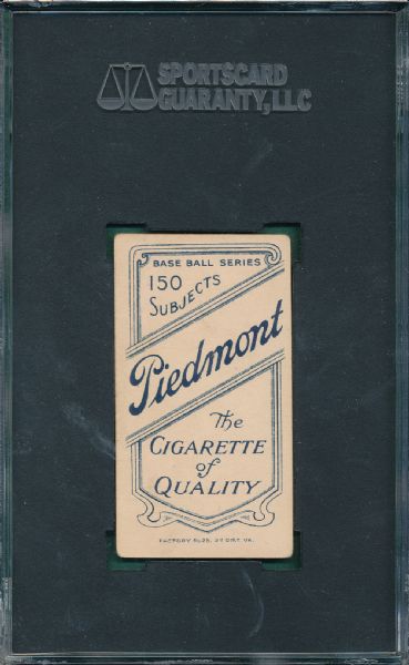1909-1911 T206 Delehanty, J. Piedmont Cigarettes SGC 55