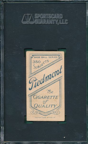 1909-1911 T206 Hallman Piedmont Cigarettes SGC 40