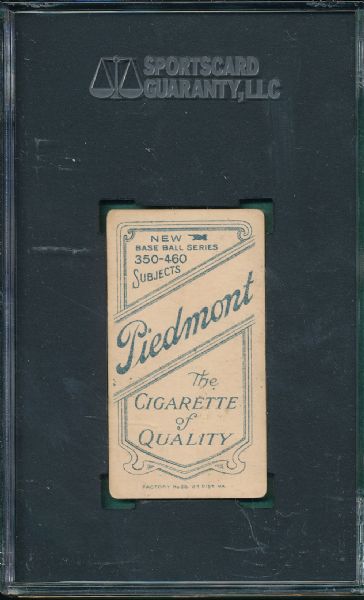 1909-1911 T206 Pfeffer Piedmont Cigarettes SGC 45