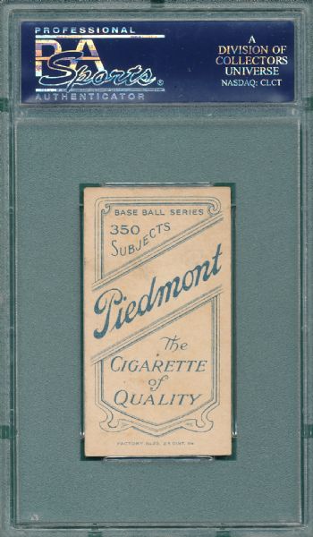 1909-1911 T206 Chapelle Piedmont Cigarettes PSA 3