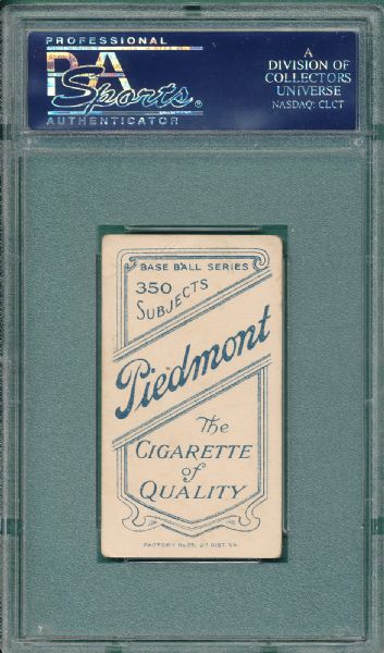 1909-1911 T206 Oldring, Fielding, Piedmont Cigarettes PSA 3
