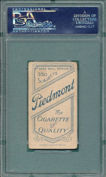 1909-1911 T206 Fritz Piedmont Cigarettes PSA 1 *Southern League*