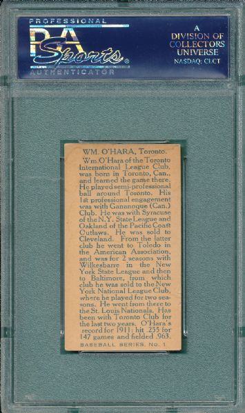 1912 C46 O'Hara Imperial Tobacco PSA 3
