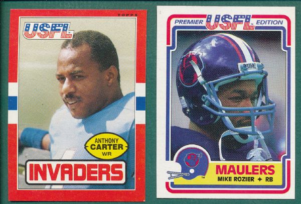 1984 & 85 Topps USFL Lot of (141) Cards
