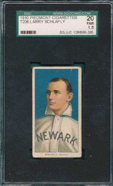 1909-1911 T206 (4) Card Lot Piedmont Cigarettes W/Bell SGC 