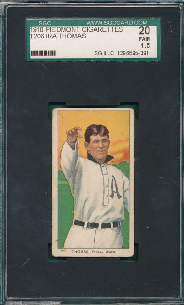 1909-1911 T206 (4) Card W/Dooin SGC 