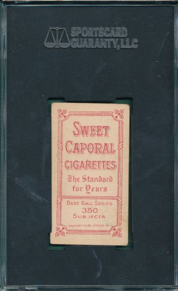 1909-1911 T206 McBride Sweet Caporal Cigarettes SGC 60