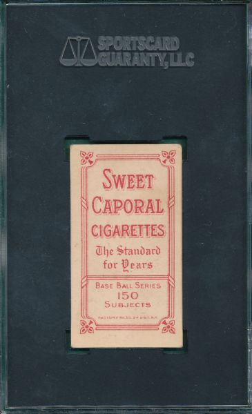 1909-1911 T206 Williams Sweet Caporal Cigarettes SGC 60