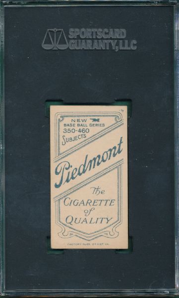 1909-1911 T206 Howell, Hands at Waist, Piedmont Cigarettes SGC 60