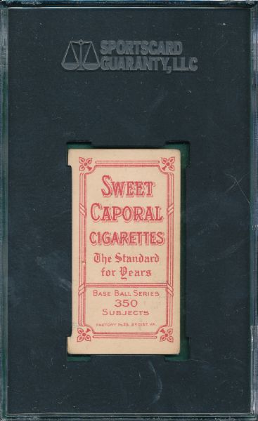 1909-1911 T206 Oberlin Sweet Caporal Cigarettes SGC 55