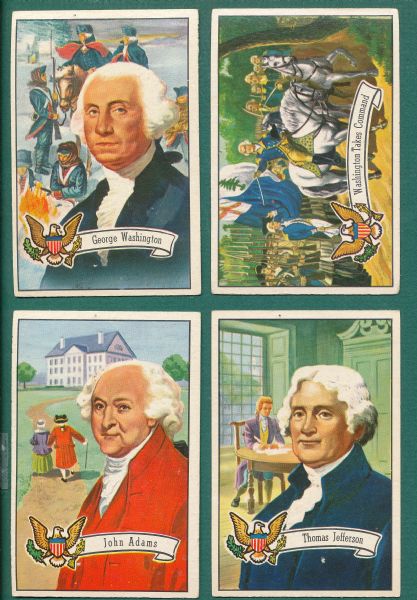 1956 Topps US Presidents, Partial Set 23/36