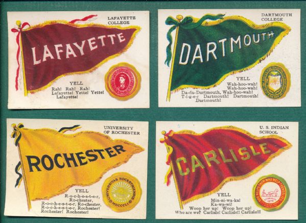 1910 Weber Baking What College is Your Favorite? Lot of (7) W/Kansas