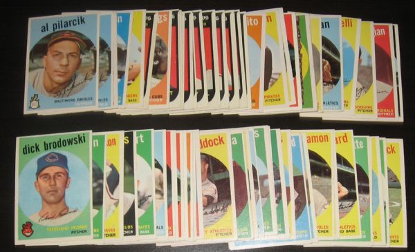 1959 Topps (72) Card Lot W/ Cepeda