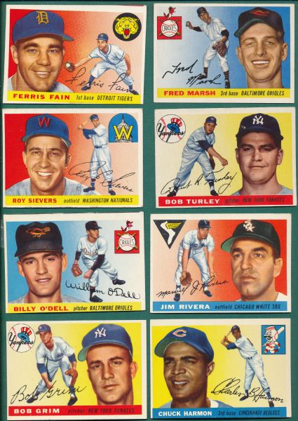 1955 Topps (14) Card Lot W/ #179 Bolger