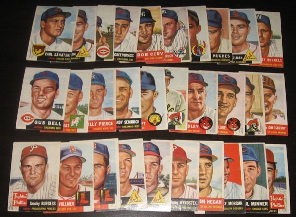 1953 Topps (33) Card Lot W/ Blackwell