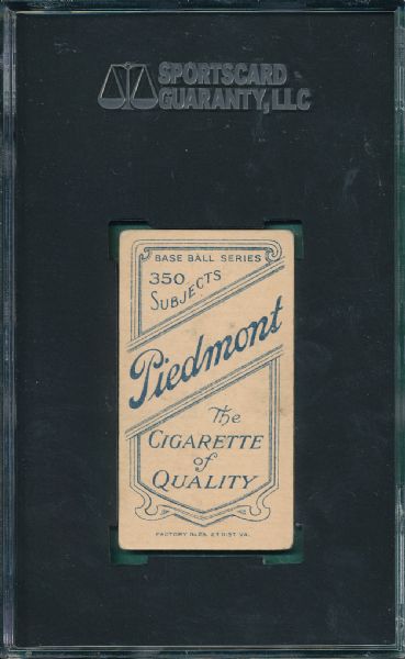 1909-1911 T206 Lafitte Piedmont Cigarettes SGC 45 * Southern League*