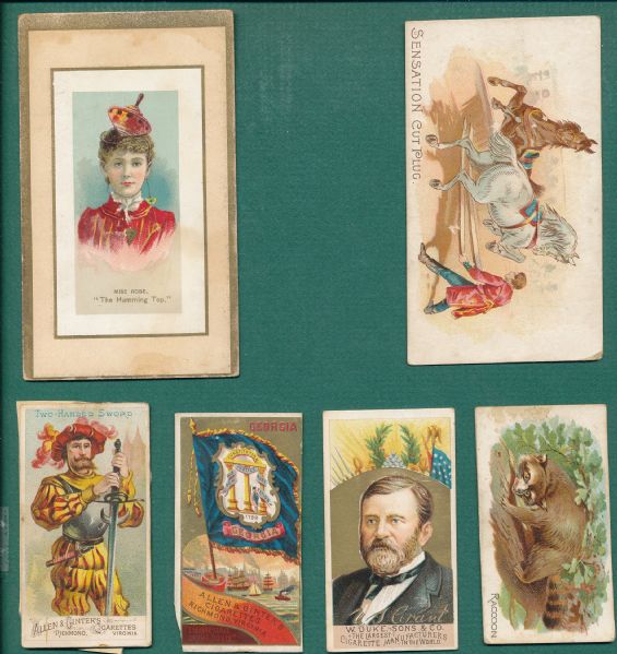1880's (13) Card Lot of NonSports Tobacco Cards 