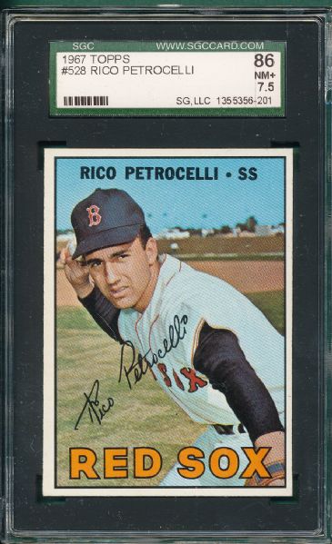 1967 Topps #528 Rico Petrocelli SGC 86