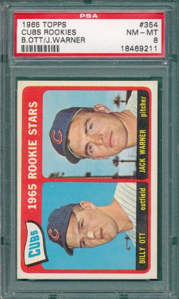1965 Topps (10) Card Lot PSA 8 & SGC 88,86