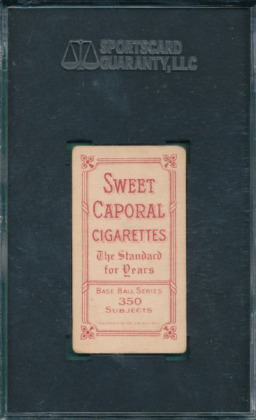 1909-1911 T206 Ty Cobb, Bat On, Sweet Caporal Cigarettes SGC 20