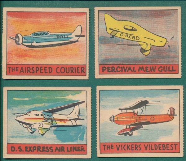 1930s R132 Aviation Series (5) Card Lot