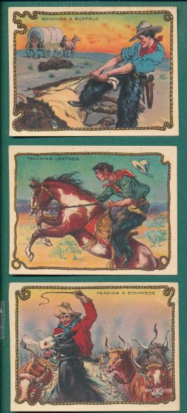 1920's D40 Weber Baking The Cowboy Life Lot of (41) *Crease Free*