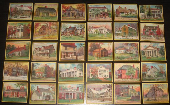 1920's Weber Baking D30 History in Colors, Partial Set,  Lot of 40