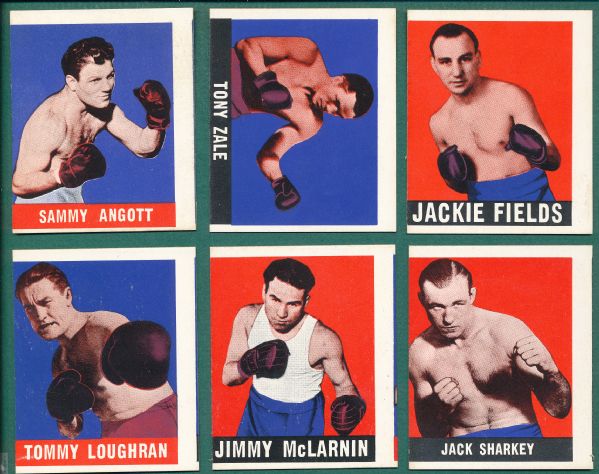 1948 Leaf Boxing (16) Card Lot W/ Attell