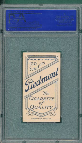 1909-1911 T206 Gibson Piedmont Cigarettes PSA 6
