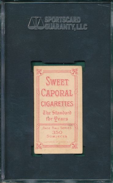 1909-1911 T206 Konetchy, Low Glove, Sweet Caporal Cigarettes SGC 60