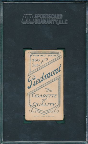 1909-1911 T206 McGann Piedmont Cigarettes SGC 55