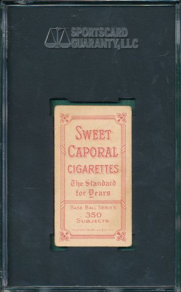 1909-1911 T206 Bransfield Sweet Caporal Cigarettes SGC 45