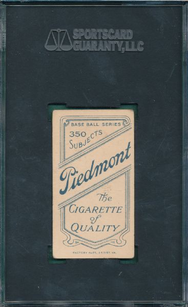1909-1911 T206 Davidson Piedmont Cigarettes SGC 45