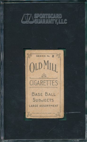 1910 T210-2 Gaston Old Mill Cigarettes SGC 30