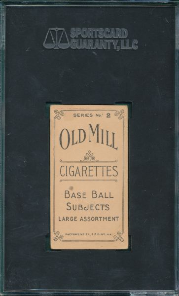 1910 T210-2 Jackson Old Mill Cigarettes SGC 40