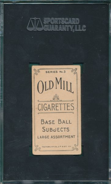 1910 T210-3 Berlick Old Mill Cigarettes SGC 30
