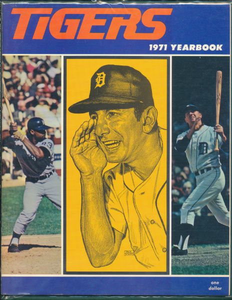 1970-78 Detroit Tigers Yearbooks Lot of (6)