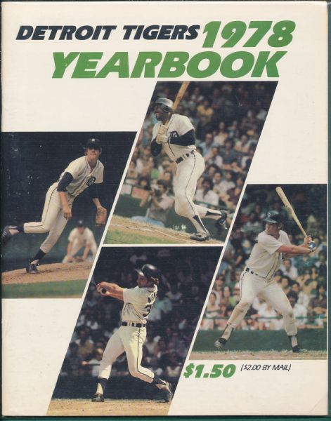 1970-78 Detroit Tigers Yearbooks Lot of (6)