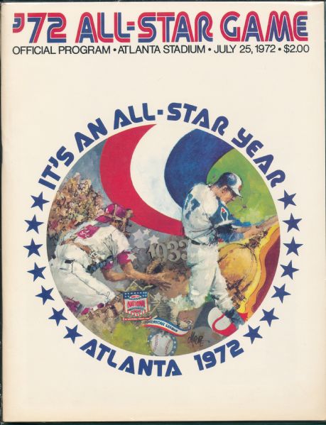 1959-75 All-Star Game Programs Lot of (6)