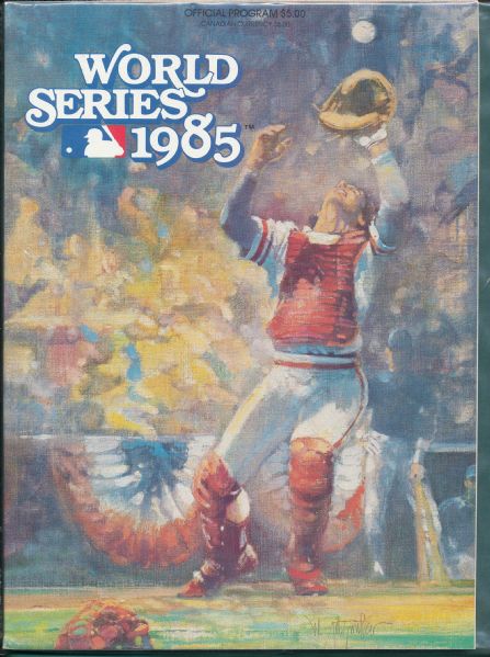 1979-89 World Series Programs Lot of (10)