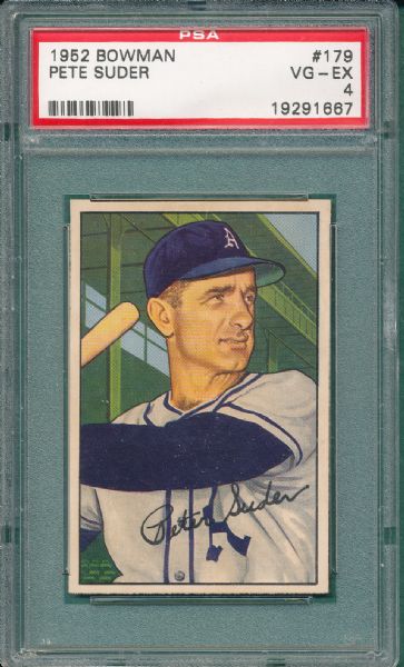 1952-54 Topps & Bowman (3) card Lot PSA 