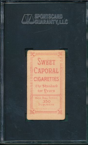 1909-1911 T206 Chappelle Sweet Caporal Cigarettes SGC 20 *Orange Background*