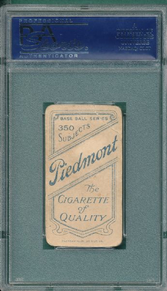 1909-1911 T206 Shaughnessy Piedmont Cigarettes PSA 1 *Southern League*