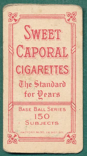 1909-1911 T206 Joss, Portrait, Sweet Caporal Cigarettes 