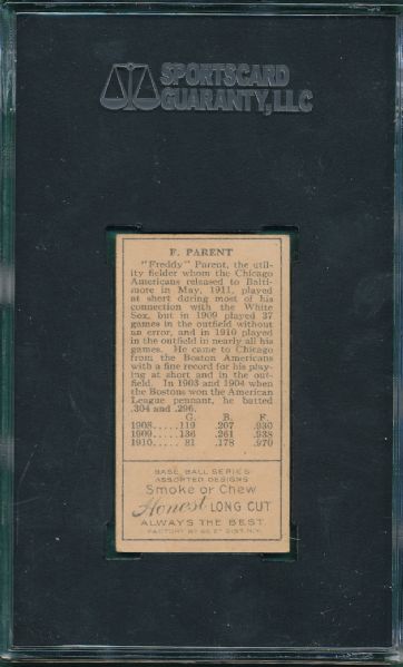 1911 T205 Parent Honest long Cut SGC 60