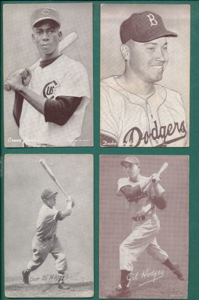 1947-66 Exhibits Lot of (36) W/ Stan Musial