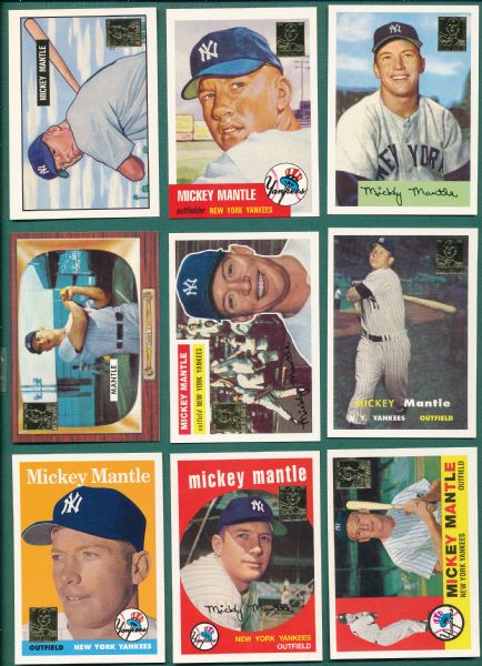 1996 Topps Mickey Mantle Commemorative Set of (19)