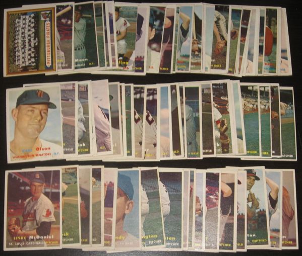 1957 Topps Lot of (81) W/ Yankees Team Card