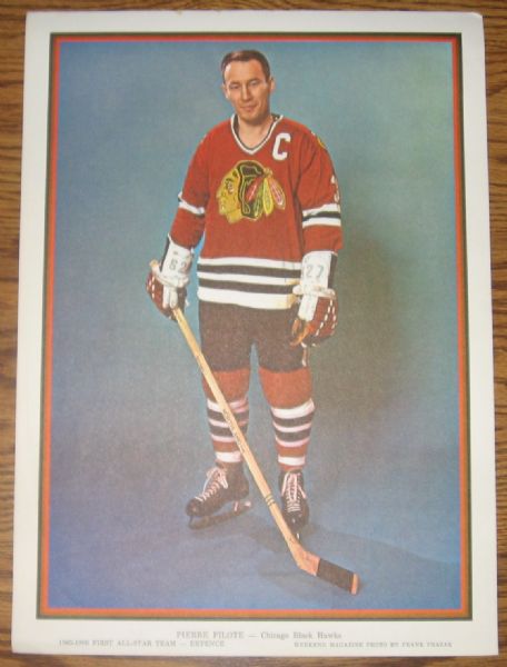 1966 Weekend Magazine Hockey Photos W/ Howe & Hull Lot of (6)