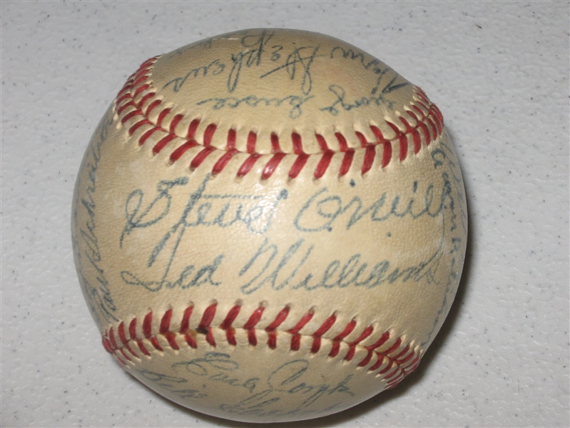 Ted Williams Autographed Baseball Auction